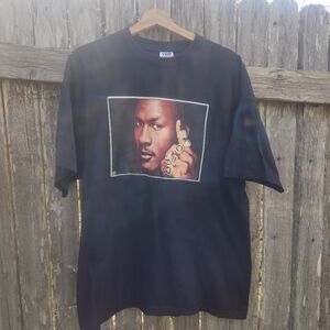 Vintage Michael Jordan × 6 Championship Rings Shirt